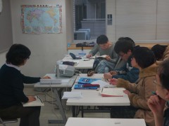 横滨设计学院学生上课中