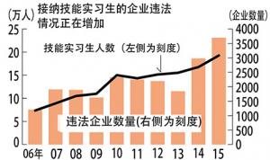 雇外籍技能实习生 违法企业增至3695家